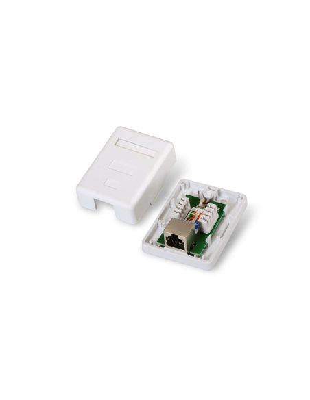 AISENS A139-0303 caja de conexiones de red Cat6 Blanco
