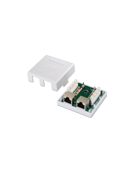 AISENS A139-0304 caja de conexiones de red Cat6 Blanco