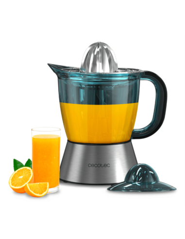 Cecotec Zitra prensa de cítricos eléctricos 1 L 60 W Acero inoxidable