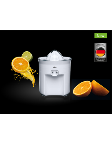Braun CJ 3050 prensa de cítricos eléctricos 60 W Verde, Blanco