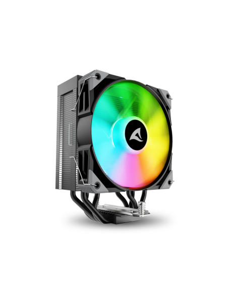 Sharkoon A40 RGB Procesador Refrigerador de aire 12 cm Negro 1 pieza(s)