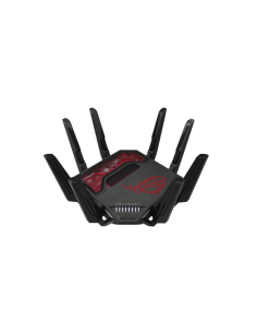 ASUS ROG Rapture GT-BE19000 router inalámbrico Multi-Gigabit Ethernet Tribanda (2.4 GHz / 5 GHz / 6 GHz) Negro, Rojo 2