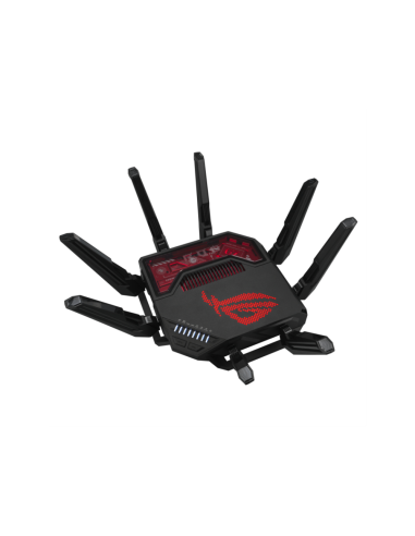 ASUS ROG Rapture GT-BE19000 router inalámbrico Multi-Gigabit Ethernet Tribanda (2.4 GHz / 5 GHz / 6 GHz) Negro, Rojo