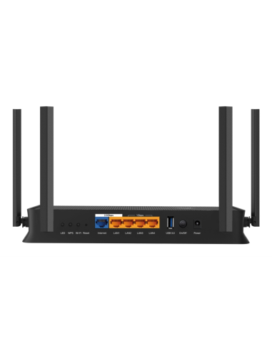 TP-Link Archer BE230 router inalámbrico 2.5 Gigabit Ethernet Doble banda (2,4 GHz / 5 GHz) Negro