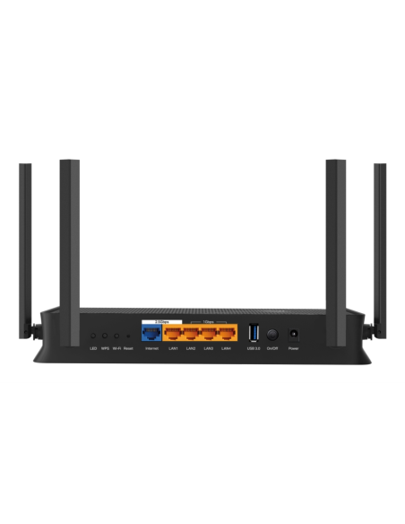 TP-Link Archer BE230 router inalámbrico 2.5 Gigabit Ethernet Doble banda (2,4 GHz / 5 GHz) Negro