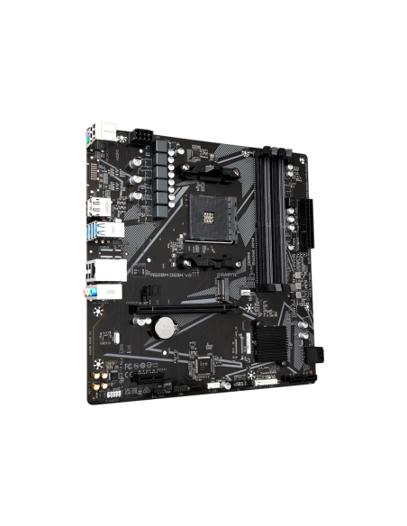 GIGABYTE Placa base A520M DS3H V2 - Soporta CPUs AMD Ryzen serie 5000 AM4, hasta 4733 MHz DDR4 (OC), PCIe 3.0 x16, LAN GbE, USB 
