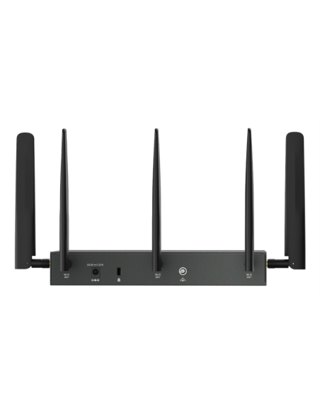 TP-Link ER706WP-4G router inalámbrico Gigabit Ethernet Doble banda (2,4 GHz / 5 GHz) Negro