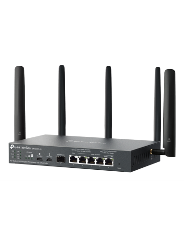 TP-Link ER706WP-4G router inalámbrico Gigabit Ethernet Doble banda (2,4 GHz / 5 GHz) Negro