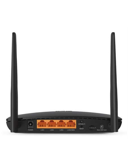 TP-Link Archer MR402 router inalámbrico Ethernet rápido Doble banda (2,4 GHz / 5 GHz) 4G Negro