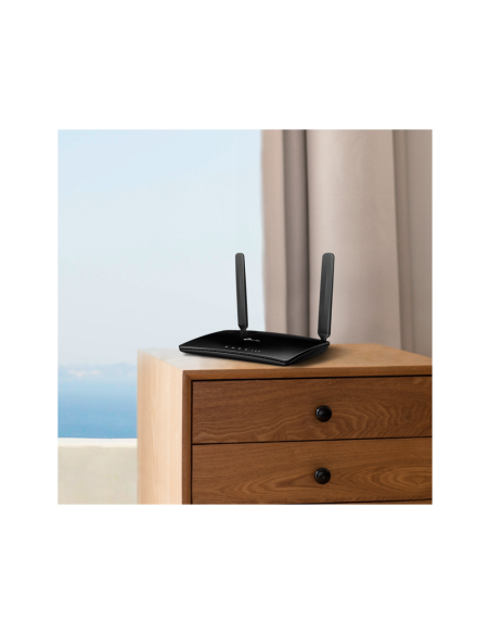 TP-Link TL-MR6400 router inalámbrico Ethernet rápido Banda única (2,4 GHz) 4G Negro