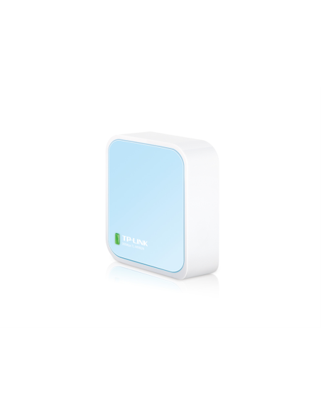 TP-Link TL-WR802N router inalámbrico Ethernet rápido Banda única (2,4 GHz) Azul, Blanco