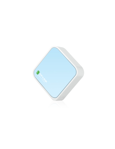 TP-Link TL-WR802N router inalámbrico Ethernet rápido Banda única (2,4 GHz) Azul, Blanco