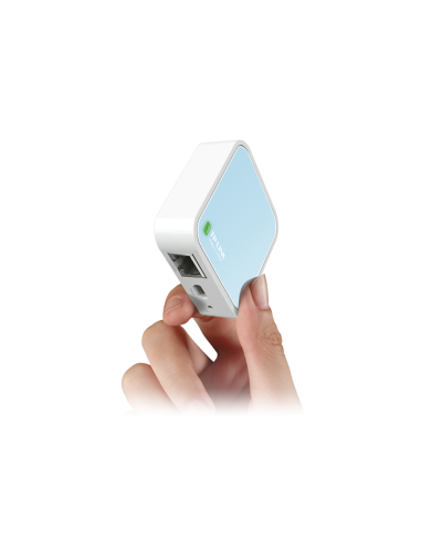 TP-Link TL-WR802N router inalámbrico Ethernet rápido Banda única (2,4 GHz) Azul, Blanco