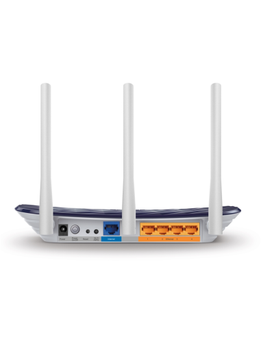 TP-Link AC750 router inalámbrico Ethernet rápido Doble banda (2,4 GHz / 5 GHz) Negro, Blanco
