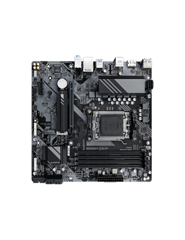 GIGABYTE B650M D3HP Placa base - AMD Ryzen serie 9000, VRM de 5+2+2 fases, hasta 7600 MHz DDR5 (OC), 2xPCIe 4.0 M.2, LAN 2,5 GbE