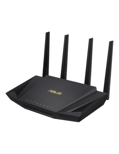 ASUS RT-AX58U router inalámbrico Gigabit Ethernet Doble banda (2,4 GHz / 5 GHz) Negro