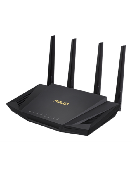 ASUS RT-AX58U router inalámbrico Gigabit Ethernet Doble banda (2,4 GHz / 5 GHz) Negro