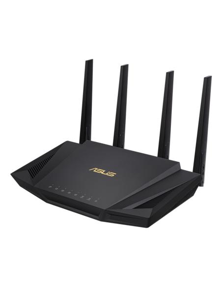 ASUS RT-AX58U router inalámbrico Gigabit Ethernet Doble banda (2,4 GHz / 5 GHz) Negro