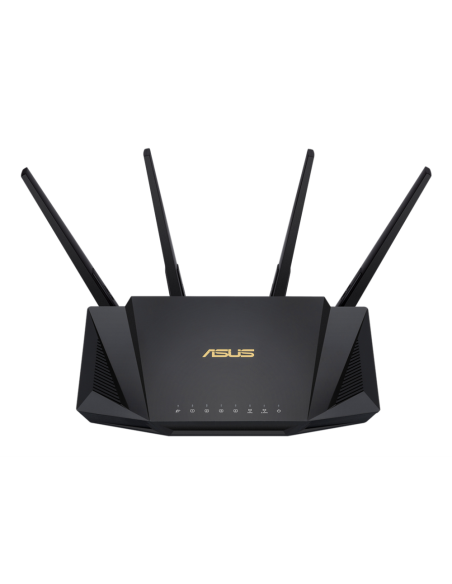 ASUS RT-AX58U router inalámbrico Gigabit Ethernet Doble banda (2,4 GHz / 5 GHz) Negro