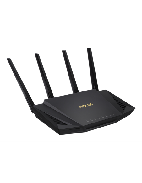 ASUS RT-AX58U router inalámbrico Gigabit Ethernet Doble banda (2,4 GHz / 5 GHz) Negro