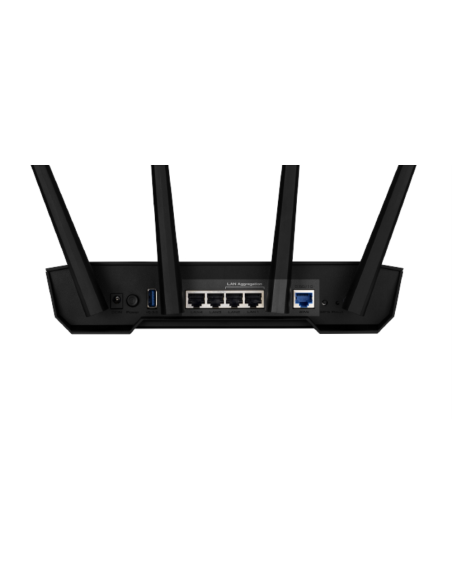 ASUS TUF Gaming AX3000 V2 router inalámbrico Gigabit Ethernet Doble banda (2,4 GHz / 5 GHz) Negro, Naranja