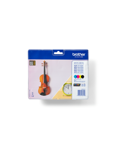 Brother LC127XLVALBP cartucho de tinta 4 pieza(s) Original Negro, Cian, Magenta, Amarillo