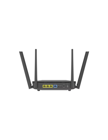 ASUS RT-AX52 AX1800 AiMesh router inalámbrico Gigabit Ethernet Doble banda (2,4 GHz / 5 GHz) Negro