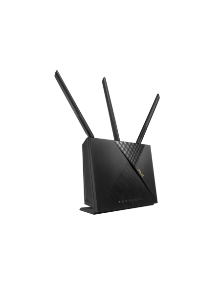 ASUS 4G-AX56 router inalámbrico Gigabit Ethernet Doble banda (2,4 GHz / 5 GHz) Negro