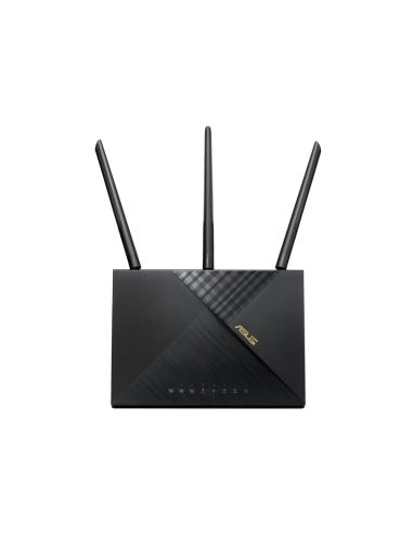 ASUS 4G-AX56 router inalámbrico Gigabit Ethernet Doble banda (2,4 GHz / 5 GHz) Negro