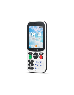 Doro 780X 7,11 cm (2.8") 117 g Negro, Blanco Característica del teléfono