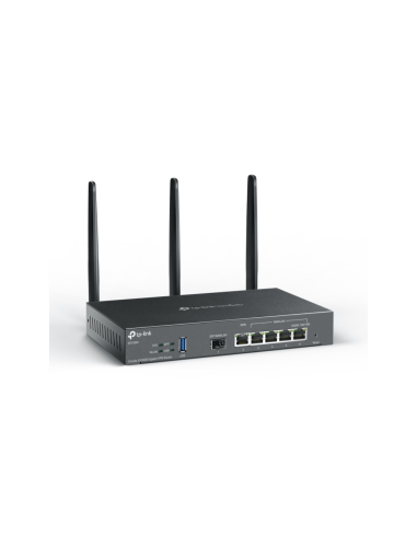 TP-Link Omada ER706W router inalámbrico Gigabit Ethernet Doble banda (2,4 GHz / 5 GHz) Negro