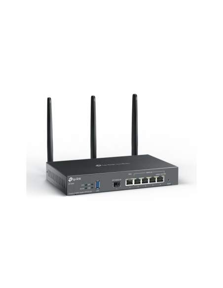 TP-Link Omada ER706W router inalámbrico Gigabit Ethernet Doble banda (2,4 GHz / 5 GHz) Negro