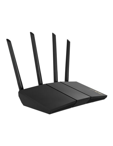 ASUS RT-AX57 router inalámbrico Gigabit Ethernet Doble banda (2,4 GHz / 5 GHz) Negro