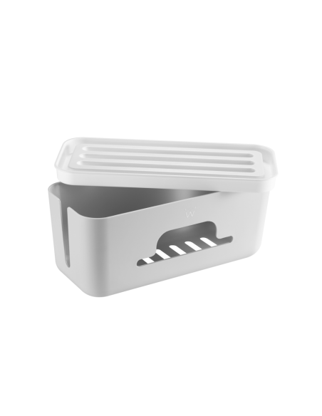 Ewent EW1569 organizador de cables Universal Caja de cables Blanco 1 pieza(s)