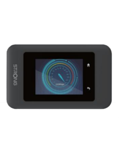 Strong 4G+ LTE MiFi Hotspot Router Wi-Fi 1200 router inalámbrico Doble banda (2,4 GHz / 5 GHz) Negro