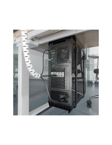 AISENS A151-0919 organizador de cables Universal Pasacables Blanco 1 pieza(s)