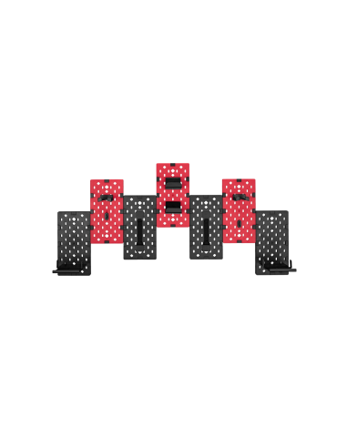 DRIFT DRWALLHACK organizador para colgar Negro, Rojo