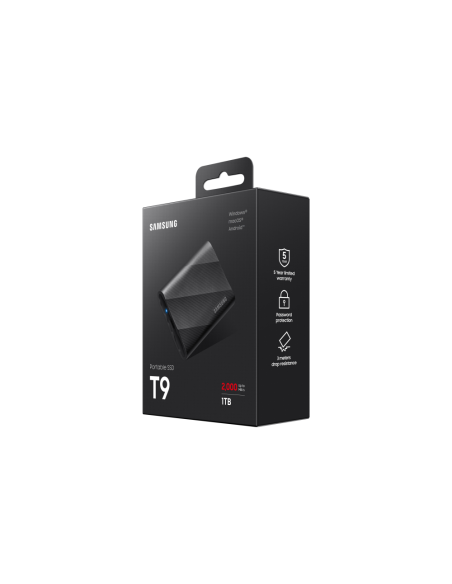Samsung MU-PG1T0B 1 TB USB Tipo C USB 3.2 Gen 2x2 Negro