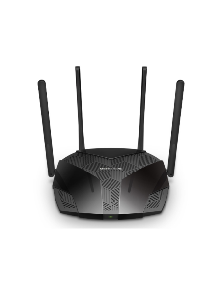 Mercusys MR80X router inalámbrico Gigabit Ethernet Doble banda (2,4 GHz / 5 GHz) Negro