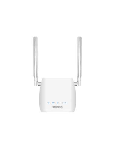Strong 300M router inalámbrico Ethernet rápido Banda única (2,4 GHz) 4G Blanco