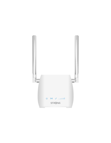 Strong 300M router inalámbrico Ethernet rápido Banda única (2,4 GHz) 4G Blanco