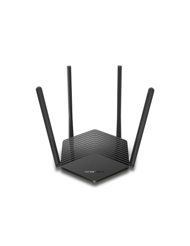 Mercusys MR60X router inalámbrico Gigabit Ethernet Doble banda (2,4 GHz / 5 GHz) Negro
