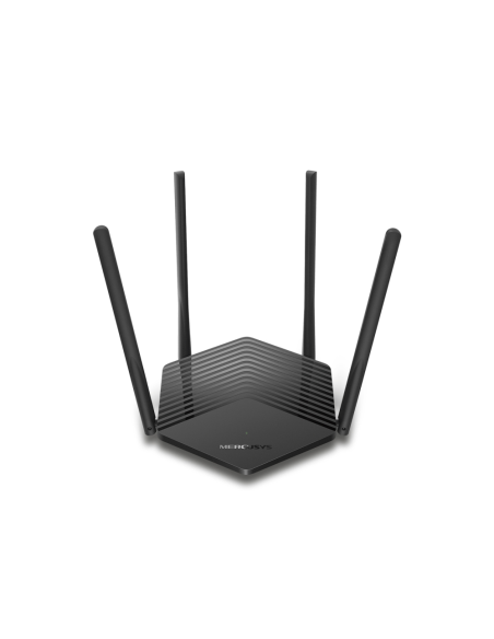 Mercusys MR60X router inalámbrico Gigabit Ethernet Doble banda (2,4 GHz / 5 GHz) Negro