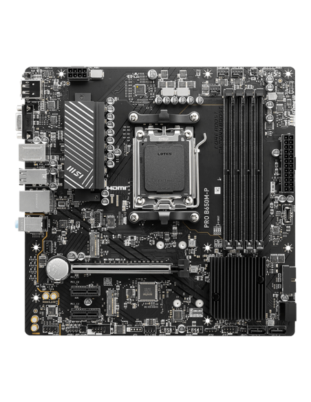 MSI PRO B650M-P placa base AMD B650 Zócalo AM5 micro ATX