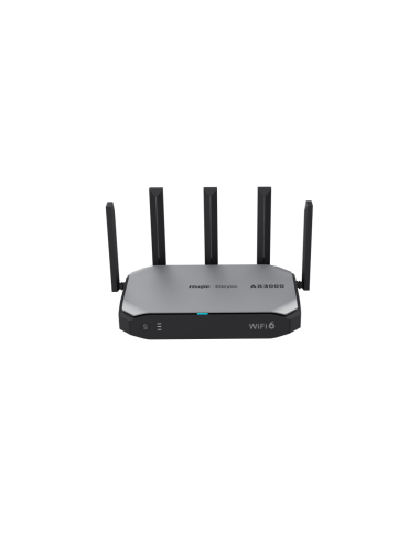 Ruijie Networks RG-EG105GW-X router inalámbrico Gigabit Ethernet Doble banda (2,4 GHz / 5 GHz) Negro, Gris