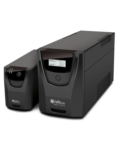Riello Net Power sistema de alimentación ininterrumpida (UPS) Línea interactiva 0,6 kVA 360 W 4 salidas AC