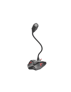 GENESIS Radium 100 Negro, Rojo Micrófono para PC