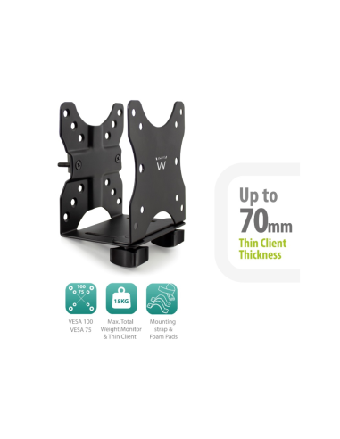 Ewent EW1517 soporte y montura para estación de trabajo/PC todo en uno 5 kg Negro