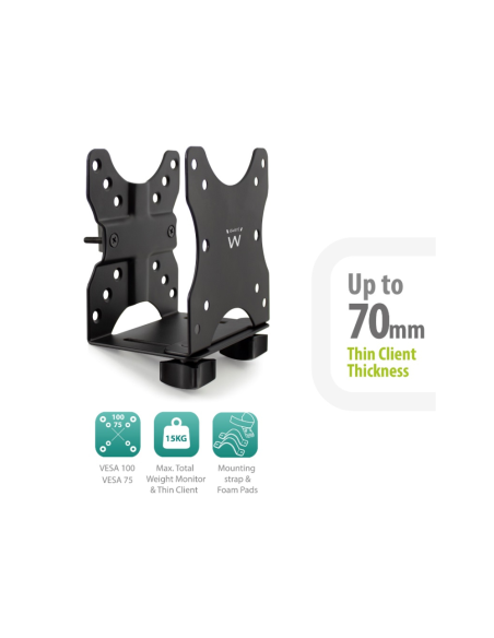 Ewent EW1517 soporte y montura para estación de trabajo/PC todo en uno 5 kg Negro