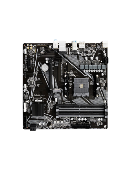 GIGABYTE Placa base A520M DS3H V2 - Soporta CPUs AMD Ryzen serie 5000 AM4, hasta 4733 MHz DDR4 (OC), PCIe 3.0 x16, LAN GbE, USB 